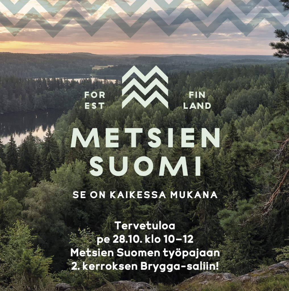 Metsien Suomen työpajan mainos